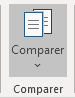 Le bouton Comparer dans Word 365