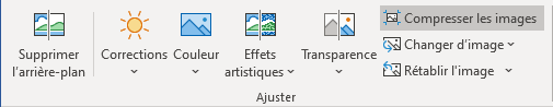 Compresser les images dans Word 365