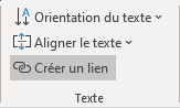 Créer un lien dans Word 365