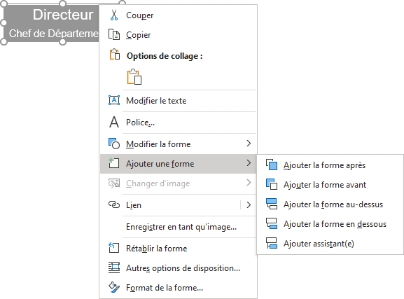 Ajouter une forme dans Word 365