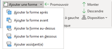 Ajouter la forme dans Word 365