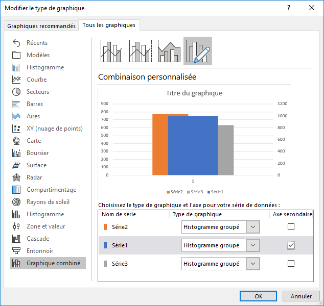Sélectionner la source de données dans Excel 2016