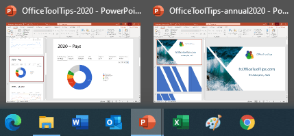 Plusieurs présentations dans PowerPoint 365