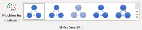 Styles SmartArt dans Excel 365