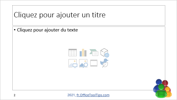 Les éléments immuables dans PowerPoint 365