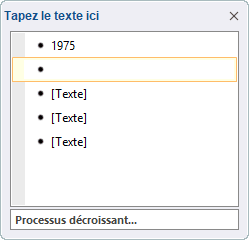 Volet Texte dans PowerPoint 365