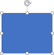 Le forme de rectangle simple dans PowerPoint 2016