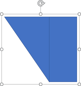 Les formes pour le arrière-plan personnalisé dans PowerPoint 2016