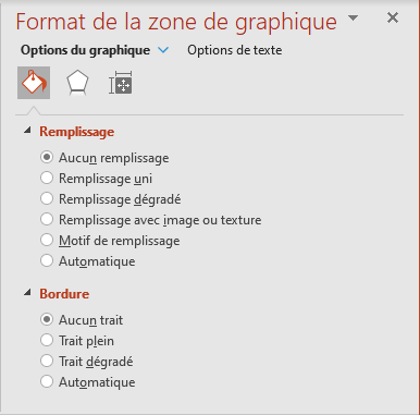 Mise en forme de la zone de graphique dans PowerPoint 365