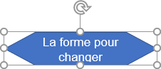 La forme changé dans Word 2016