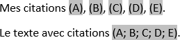 Les citations dans Word 2016