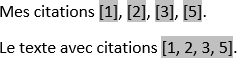 Une citation multi-cource dans Word 2016