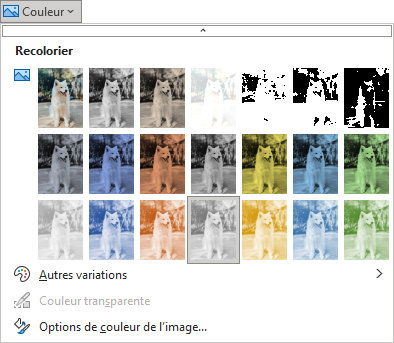 Effet Photocopie dans PowerPoint 365