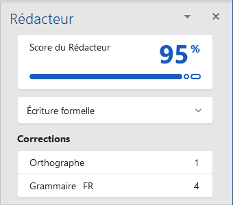 Toutes les erreurs trouvées dans Word 365