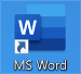 Une icône d'application Word 365