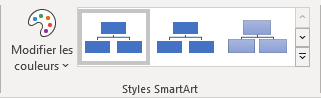 Styles SmartArt dans Word 365