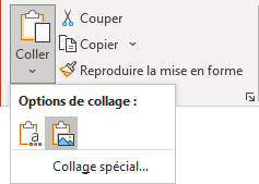 Coller comme Image dans PowerPoint 365