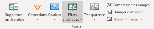 Effets artistiques 2 dans PowerPoint 365