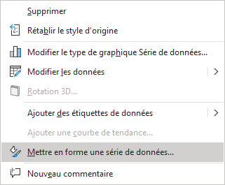 Mettre en forme une série de données dans PowerPoint 365