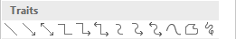 Formes Traits dans Excel 2016