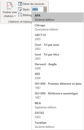 Insérer une citation style dans Word 365