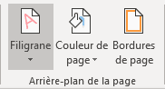 Les filigranes dans Word 365