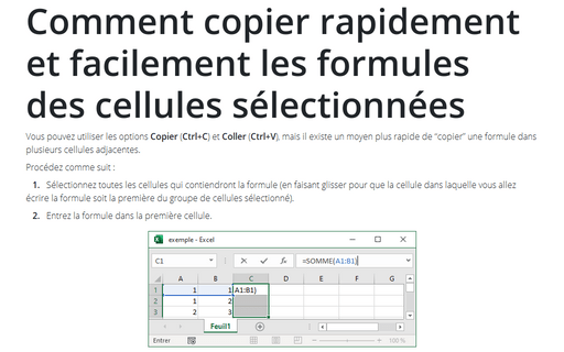 Découvrir 156 Imagen Copier Une Formule Vn 